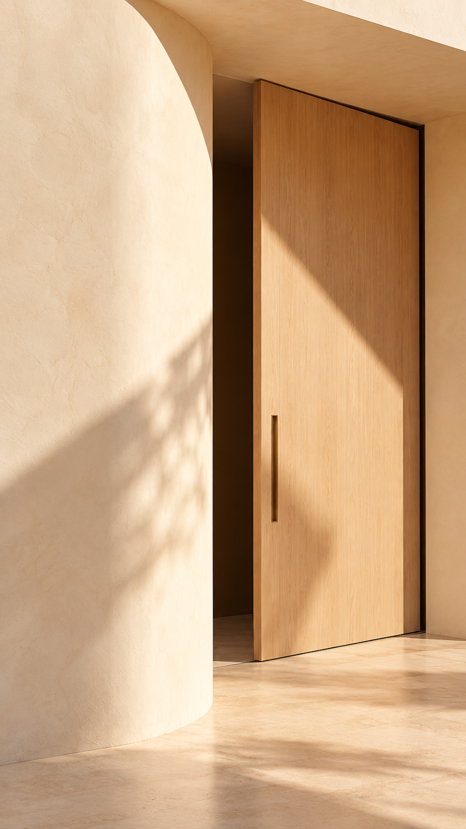 Détail architectural en lumière naturelle
